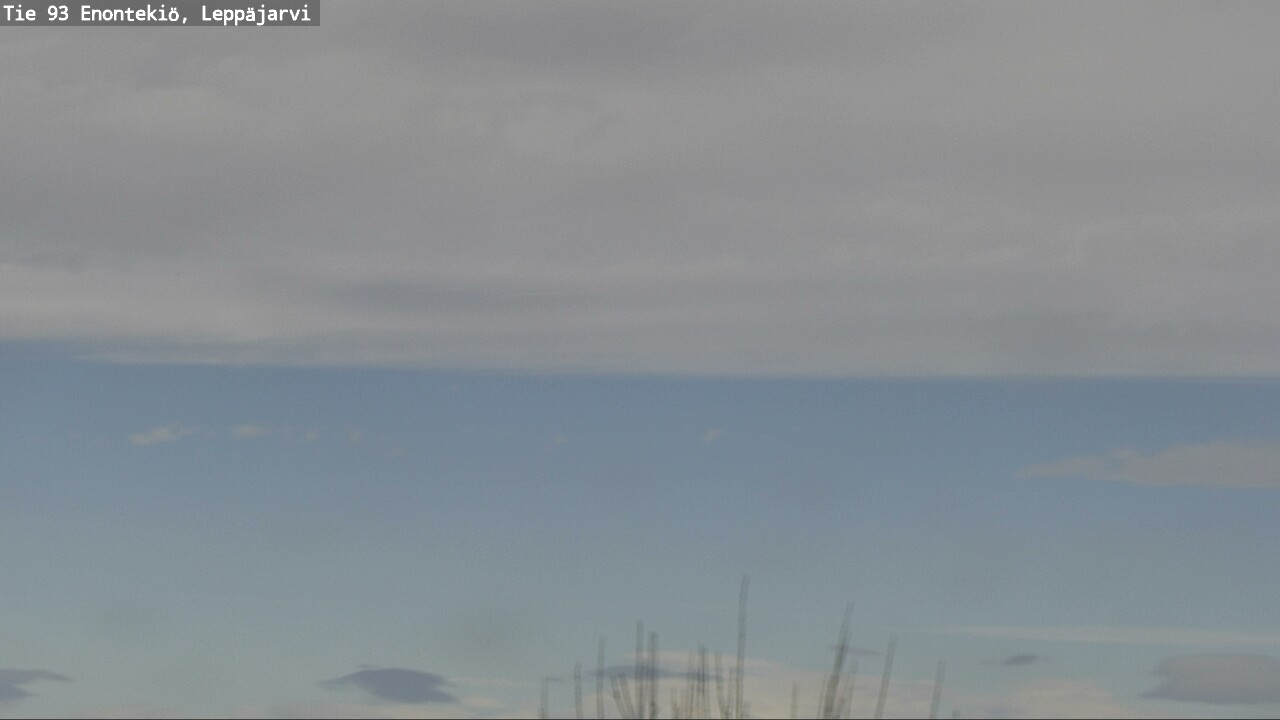 Weather Camera Image Road 93 Enontekiö, Leppäjärvi, Enontekiö, Lappi