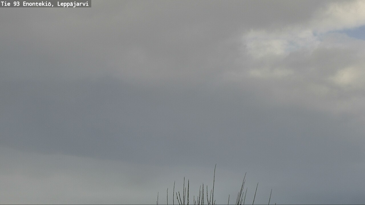 Weather Camera Image Road 93 Enontekiö, Leppäjärvi, Enontekiö, Lappi