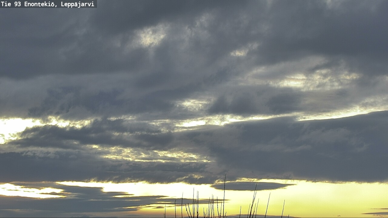 Weather Camera Image Road 93 Enontekiö, Leppäjärvi, Enontekiö, Lappi