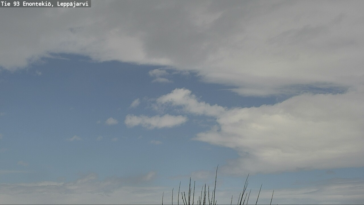 Weather Camera Image Road 93 Enontekiö, Leppäjärvi, Enontekiö, Lappi