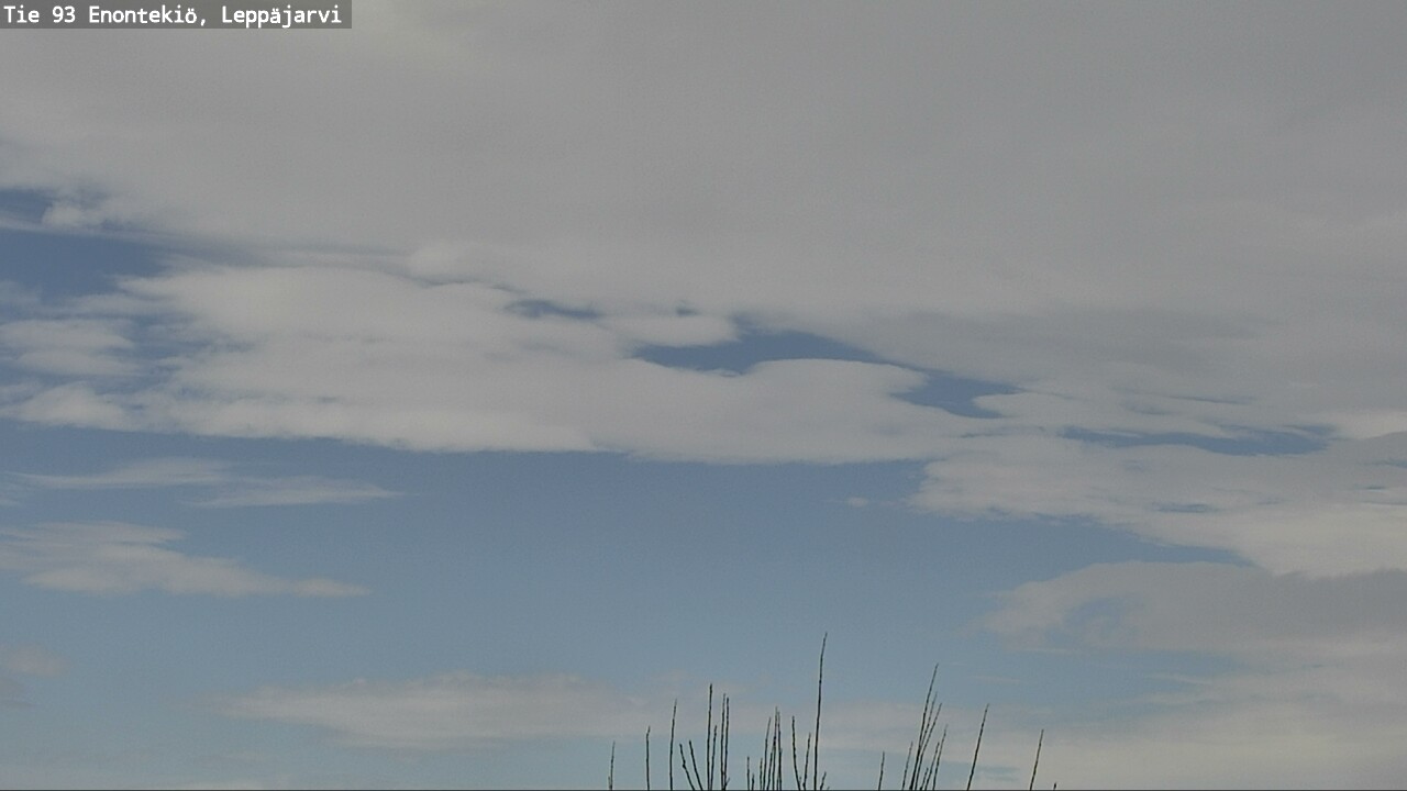 Weather Camera Image Road 93 Enontekiö, Leppäjärvi, Enontekiö, Lappi