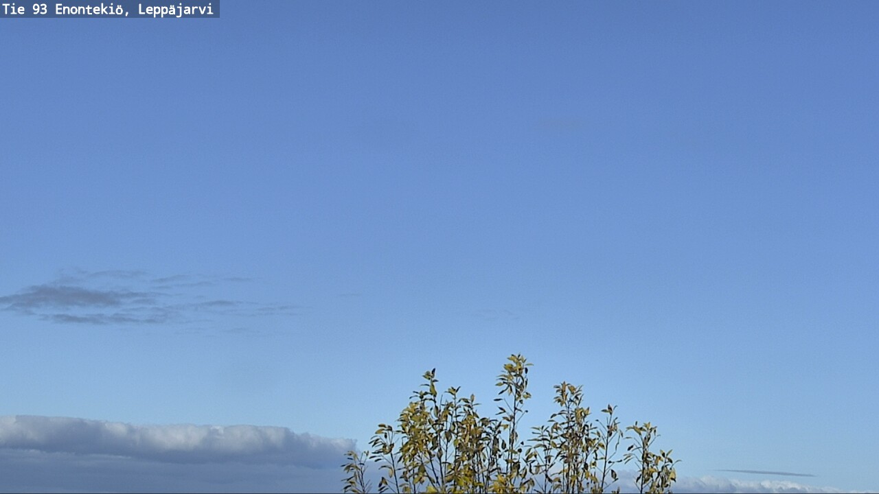 Weather Camera Image Road 93 Enontekiö, Leppäjärvi, Enontekiö, Lappi