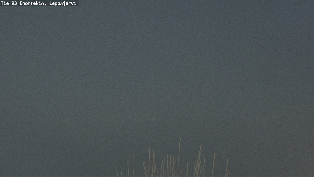 Weather Camera Image Väg 93 Enontekis, Leppäjärvi, Enontekiö, Lappi