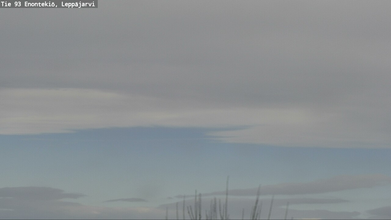 Weather Camera Image Road 93 Enontekiö, Leppäjärvi, Enontekiö, Lappi