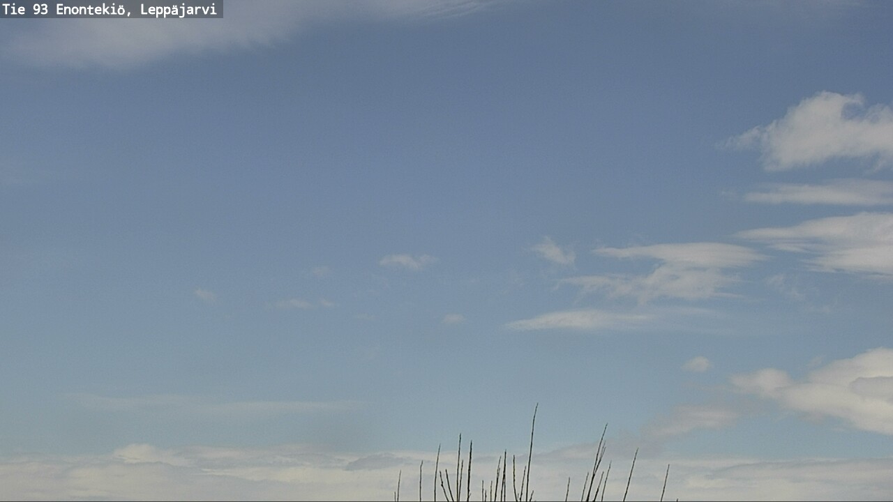 Weather Camera Image Road 93 Enontekiö, Leppäjärvi, Enontekiö, Lappi