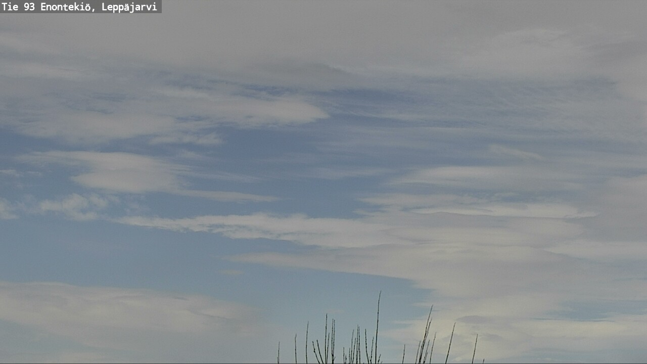 Weather Camera Image Road 93 Enontekiö, Leppäjärvi, Enontekiö, Lappi