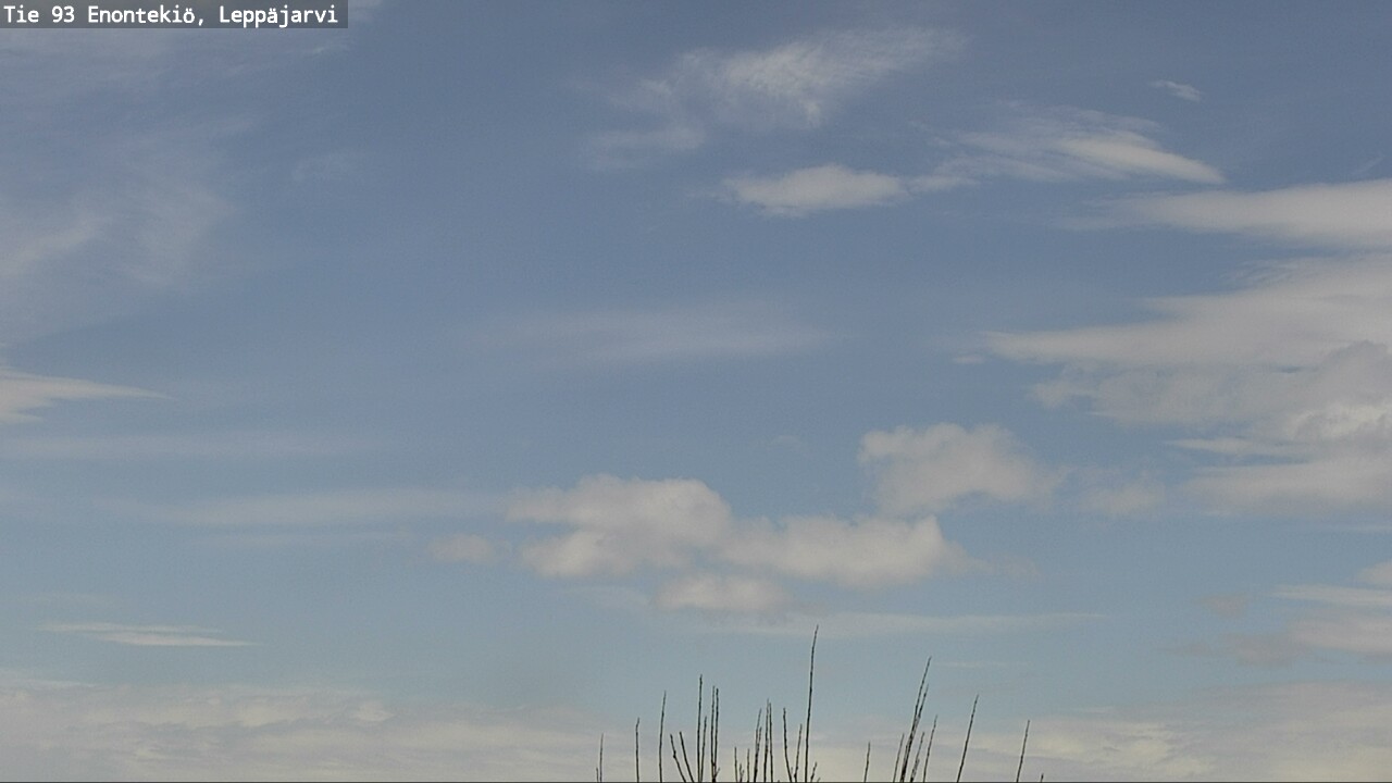 Weather Camera Image Road 93 Enontekiö, Leppäjärvi, Enontekiö, Lappi