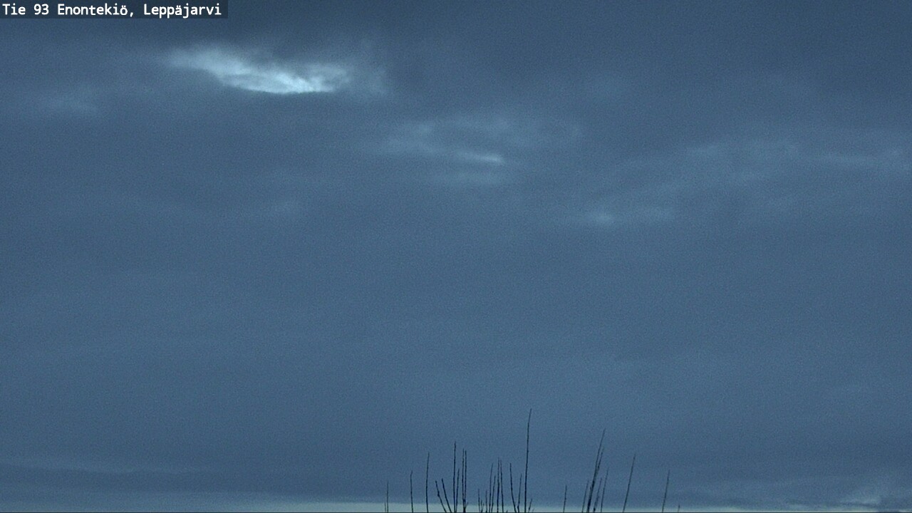 Weather Camera Image Road 93 Enontekiö, Leppäjärvi, Enontekiö, Lappi