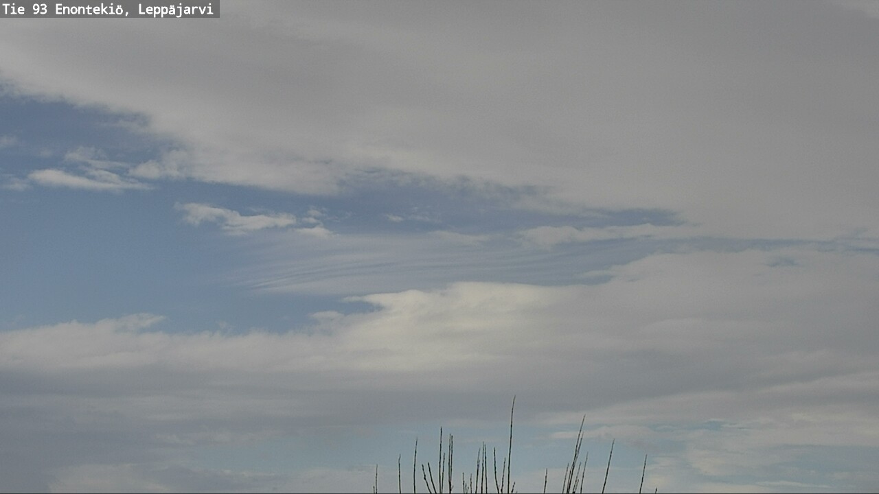Weather Camera Image Road 93 Enontekiö, Leppäjärvi, Enontekiö, Lappi