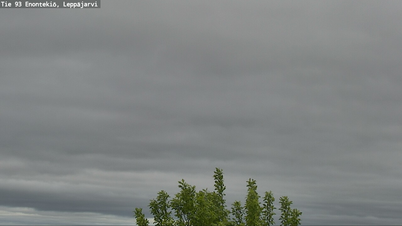 Weather Camera Image Väg 93 Enontekis, Leppäjärvi, Enontekiö, Lappi