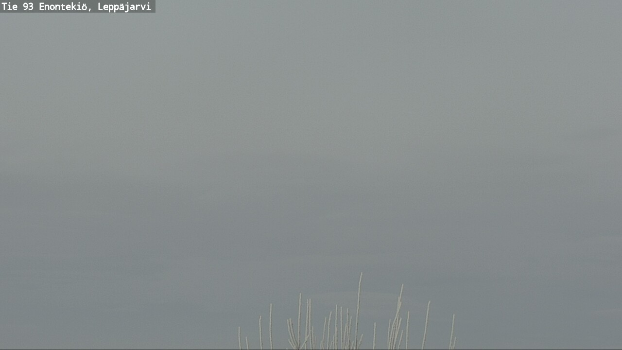 Weather Camera Image Väg 93 Enontekis, Leppäjärvi, Enontekiö, Lappi