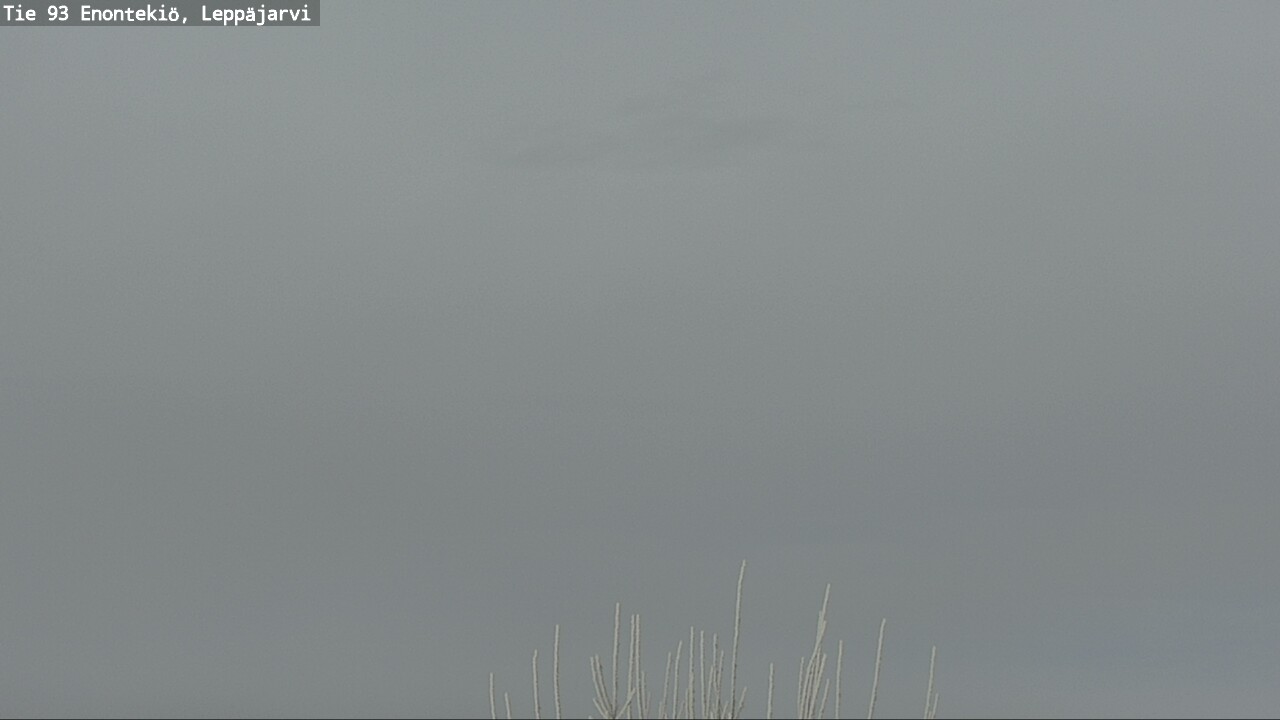 Weather Camera Image Väg 93 Enontekis, Leppäjärvi, Enontekiö, Lappi