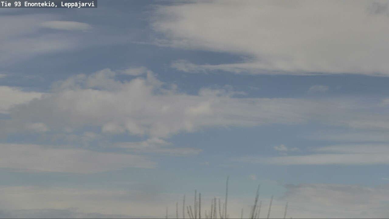 Weather Camera Image Road 93 Enontekiö, Leppäjärvi, Enontekiö, Lappi