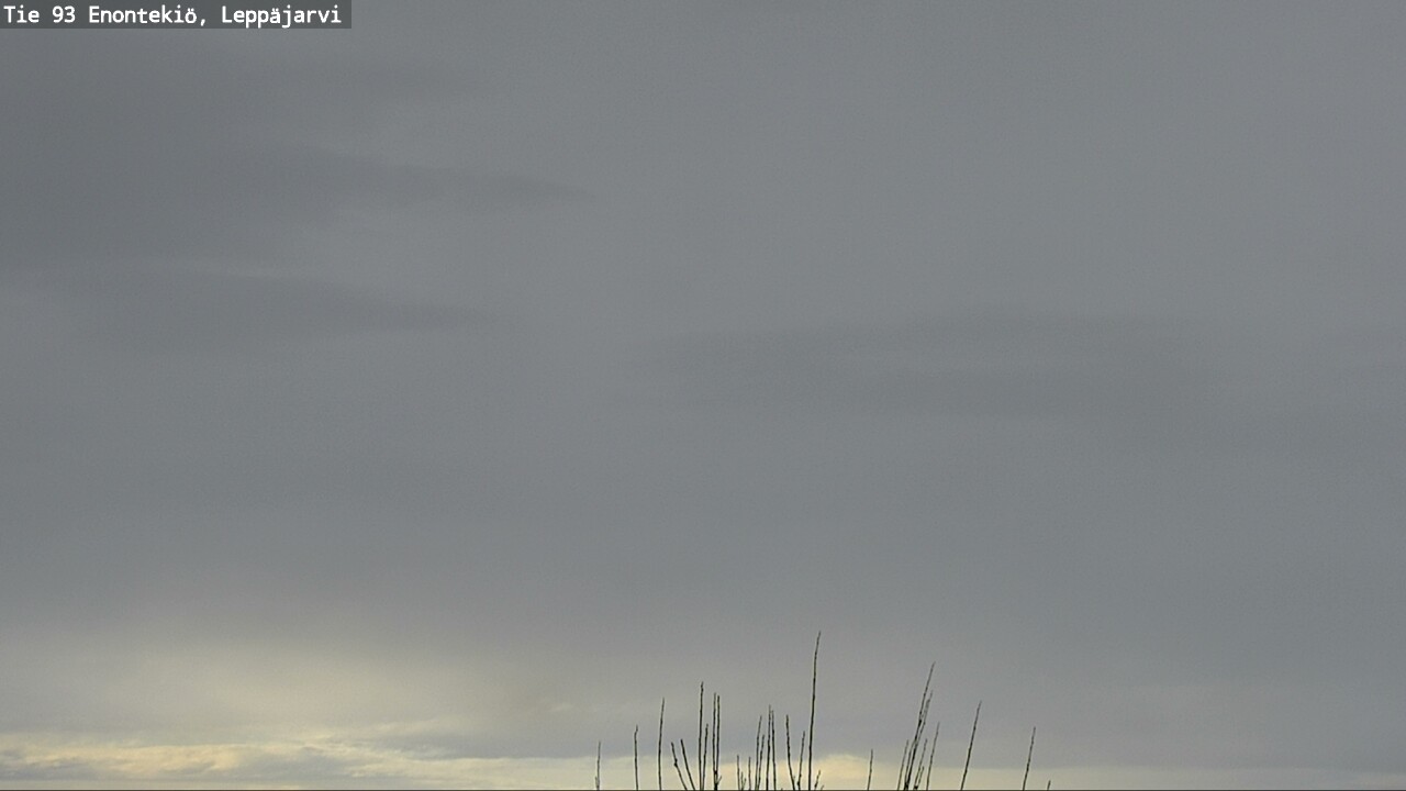 Weather Camera Image Road 93 Enontekiö, Leppäjärvi, Enontekiö, Lappi