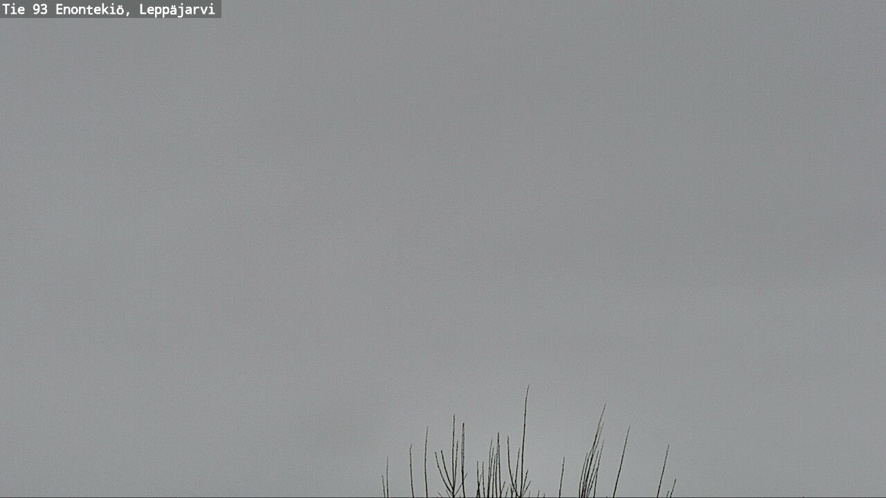 Weather Camera Image Road 93 Enontekiö, Leppäjärvi, Enontekiö, Lappi