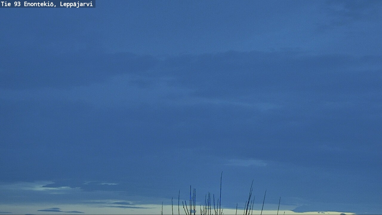Weather Camera Image Road 93 Enontekiö, Leppäjärvi, Enontekiö, Lappi