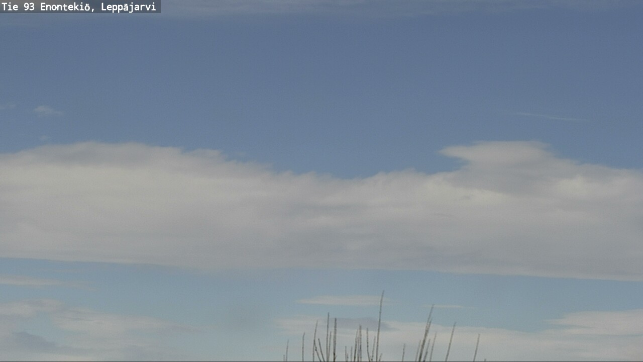 Weather Camera Image Road 93 Enontekiö, Leppäjärvi, Enontekiö, Lappi
