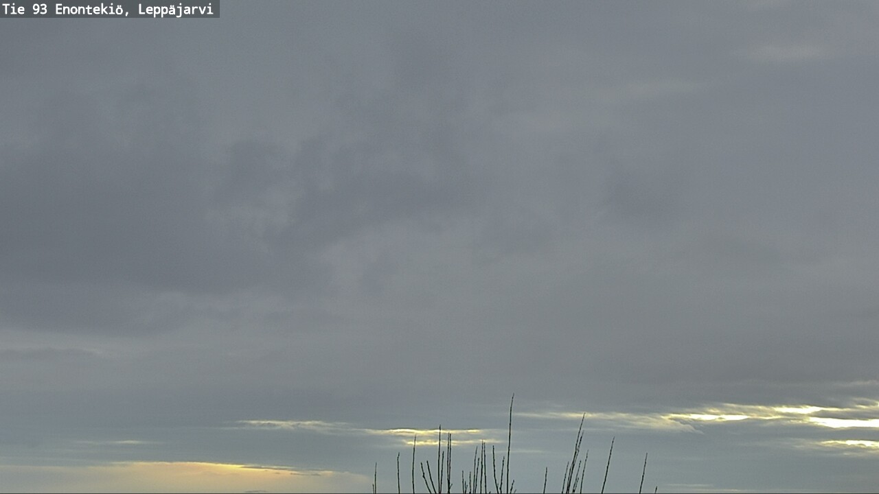 Weather Camera Image Road 93 Enontekiö, Leppäjärvi, Enontekiö, Lappi