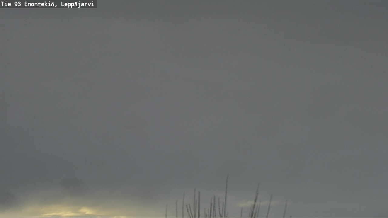 Weather Camera Image Road 93 Enontekiö, Leppäjärvi, Enontekiö, Lappi