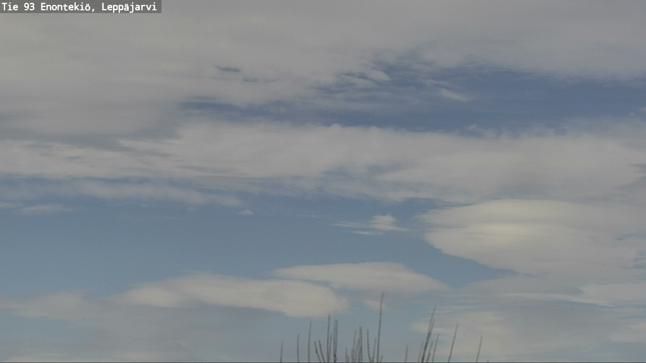Weather Camera Image Road 93 Enontekiö, Leppäjärvi, Enontekiö, Lappi