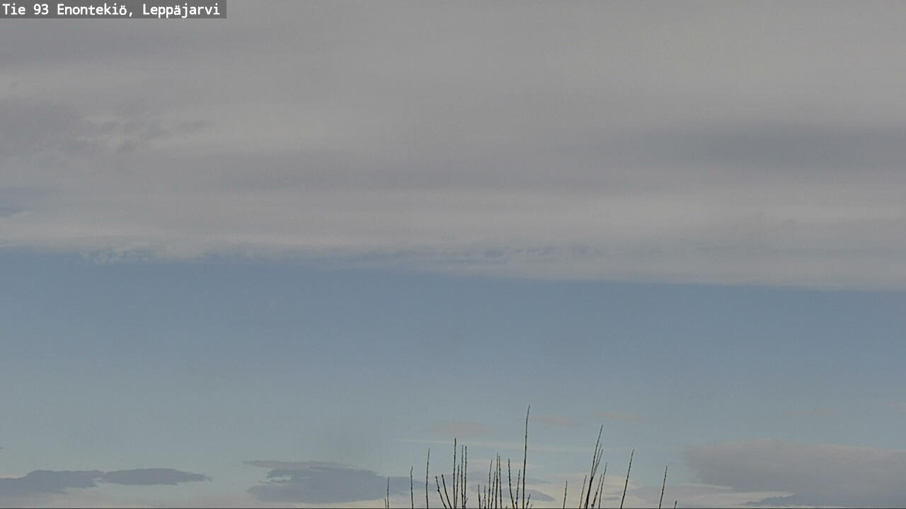 Weather Camera Image Road 93 Enontekiö, Leppäjärvi, Enontekiö, Lappi