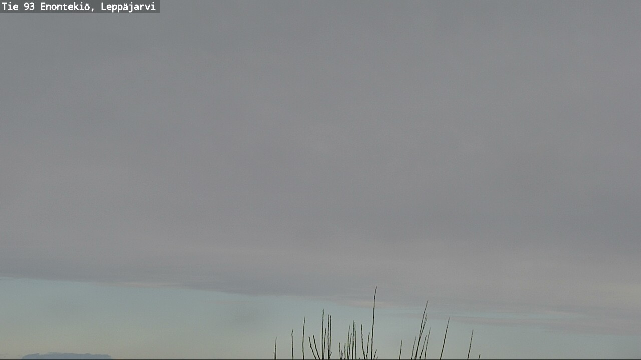 Weather Camera Image Road 93 Enontekiö, Leppäjärvi, Enontekiö, Lappi