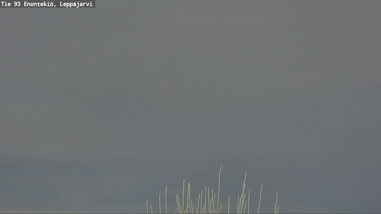 Weather Camera Image Väg 93 Enontekis, Leppäjärvi, Enontekiö, Lappi