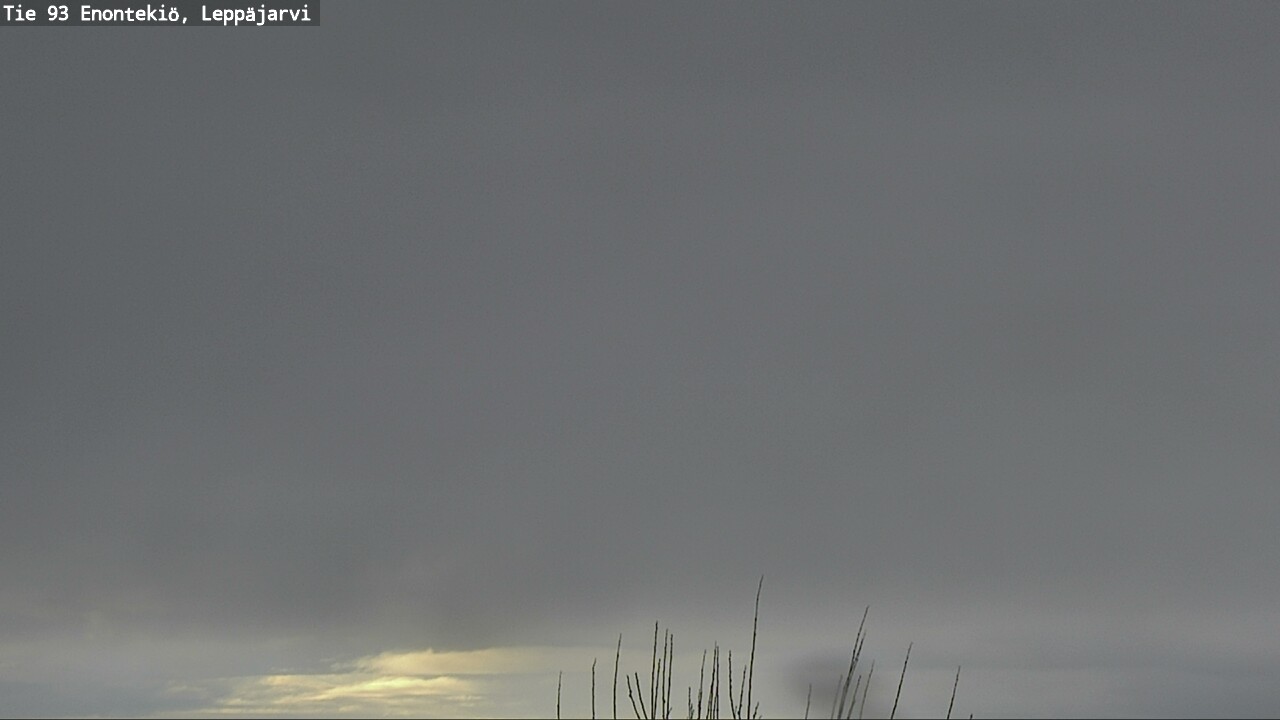 Weather Camera Image Road 93 Enontekiö, Leppäjärvi, Enontekiö, Lappi