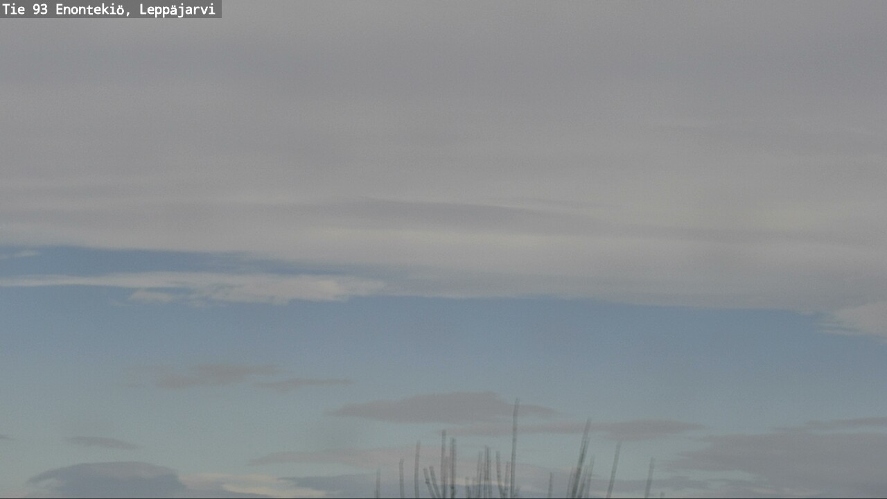Weather Camera Image Road 93 Enontekiö, Leppäjärvi, Enontekiö, Lappi