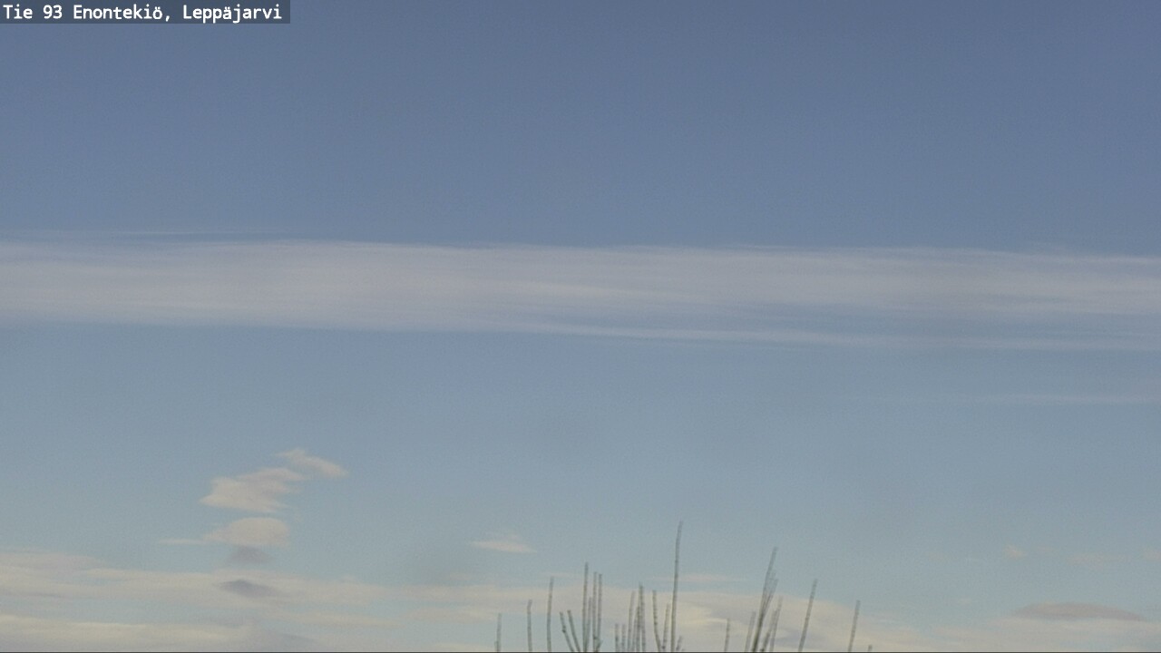 Weather Camera Image Road 93 Enontekiö, Leppäjärvi, Enontekiö, Lappi