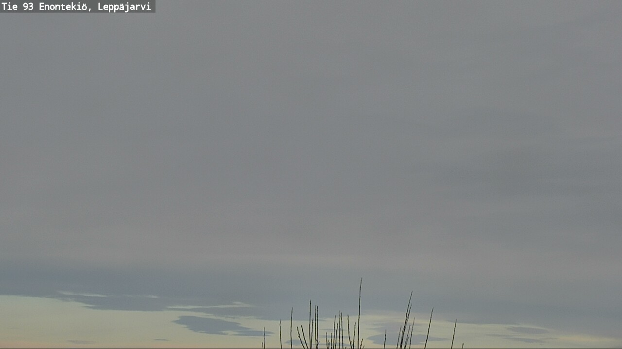 Weather Camera Image Road 93 Enontekiö, Leppäjärvi, Enontekiö, Lappi