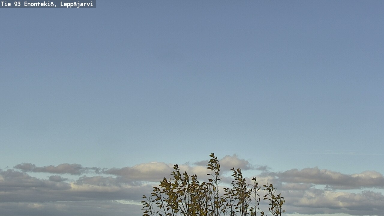 Weather Camera Image Road 93 Enontekiö, Leppäjärvi, Enontekiö, Lappi