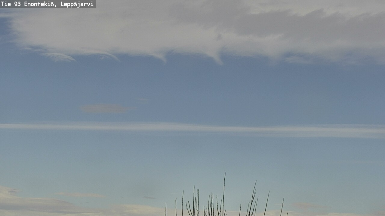 Weather Camera Image Road 93 Enontekiö, Leppäjärvi, Enontekiö, Lappi