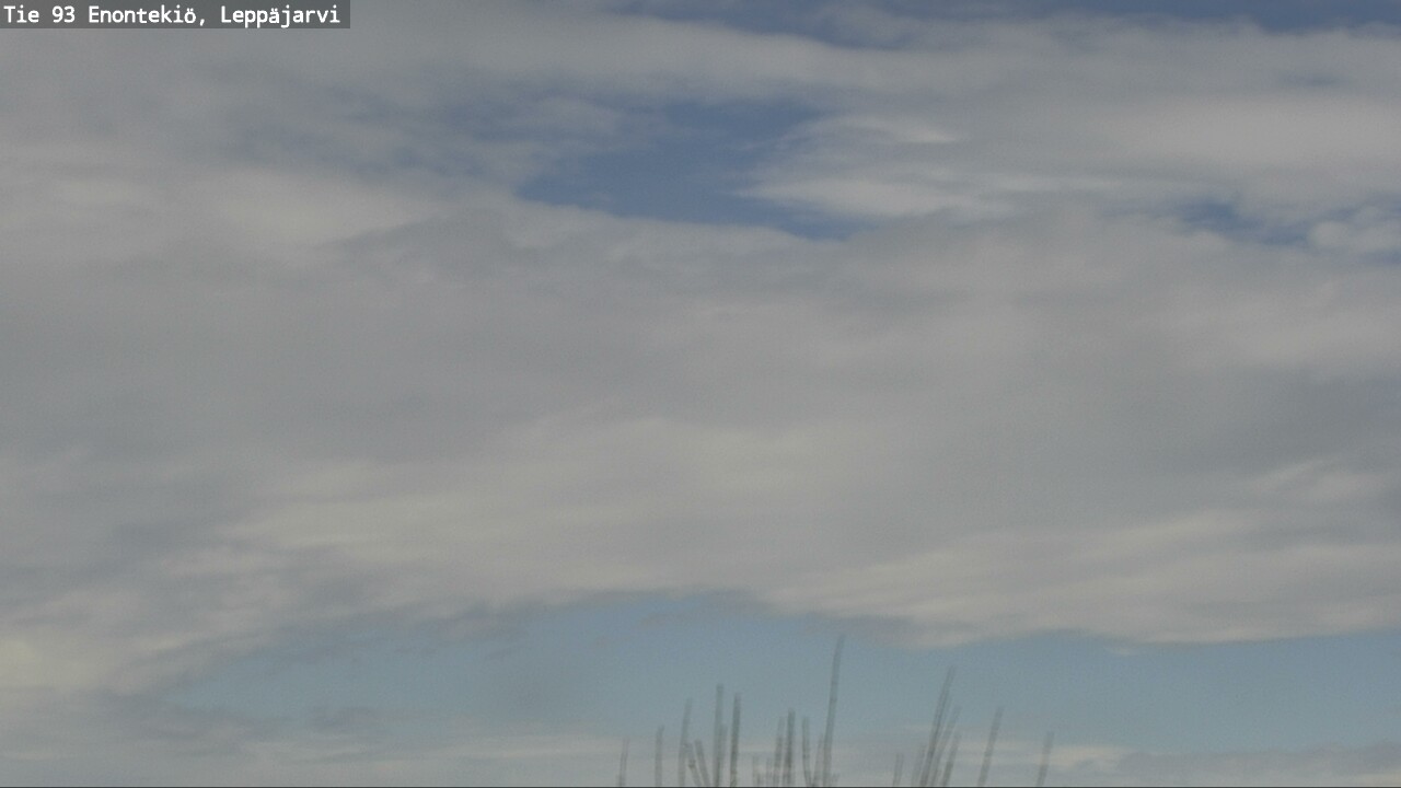 Weather Camera Image Road 93 Enontekiö, Leppäjärvi, Enontekiö, Lappi