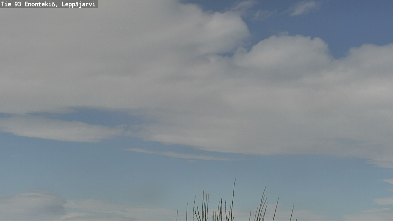 Weather Camera Image Road 93 Enontekiö, Leppäjärvi, Enontekiö, Lappi