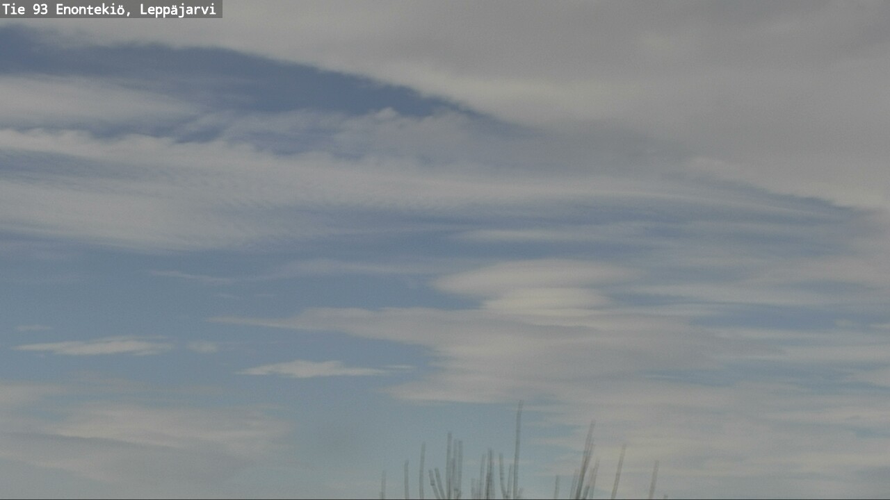 Weather Camera Image Road 93 Enontekiö, Leppäjärvi, Enontekiö, Lappi