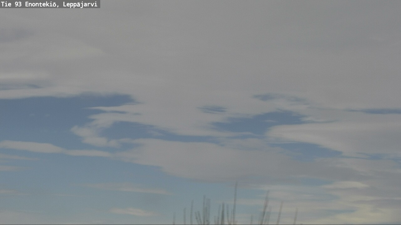 Weather Camera Image Road 93 Enontekiö, Leppäjärvi, Enontekiö, Lappi