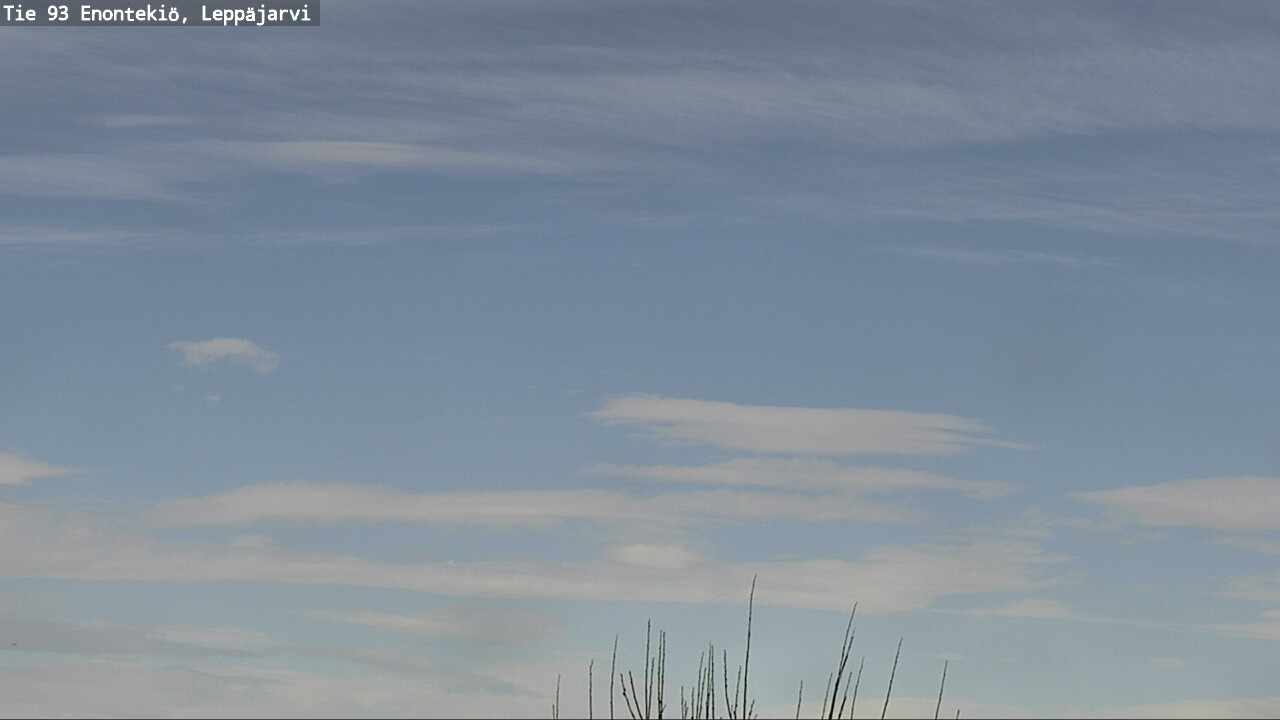 Weather Camera Image Road 93 Enontekiö, Leppäjärvi, Enontekiö, Lappi