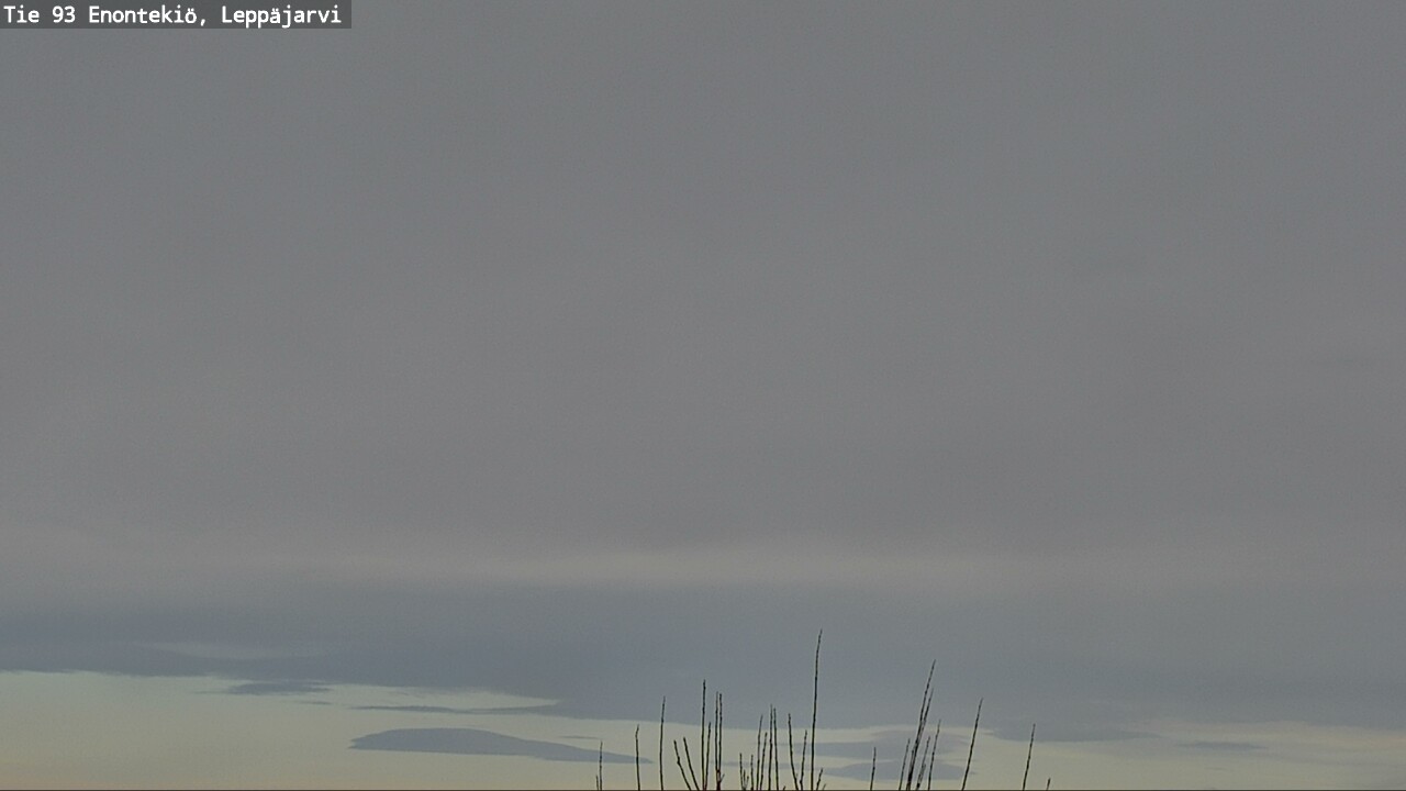 Weather Camera Image Road 93 Enontekiö, Leppäjärvi, Enontekiö, Lappi