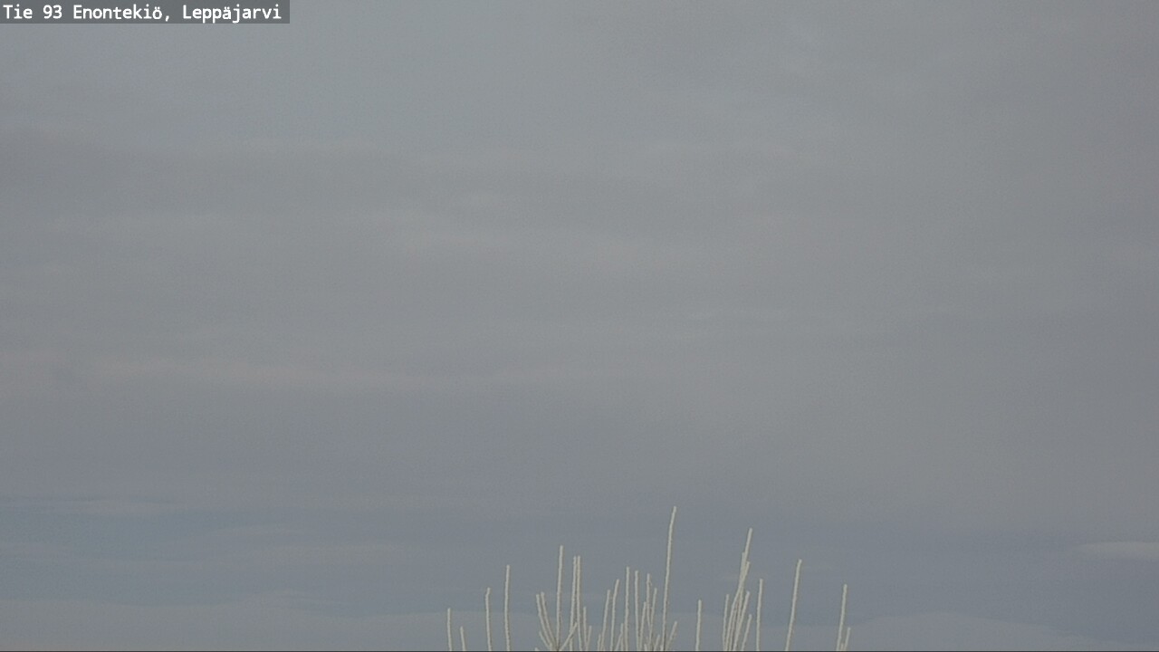 Weather Camera Image Väg 93 Enontekis, Leppäjärvi, Enontekiö, Lappi