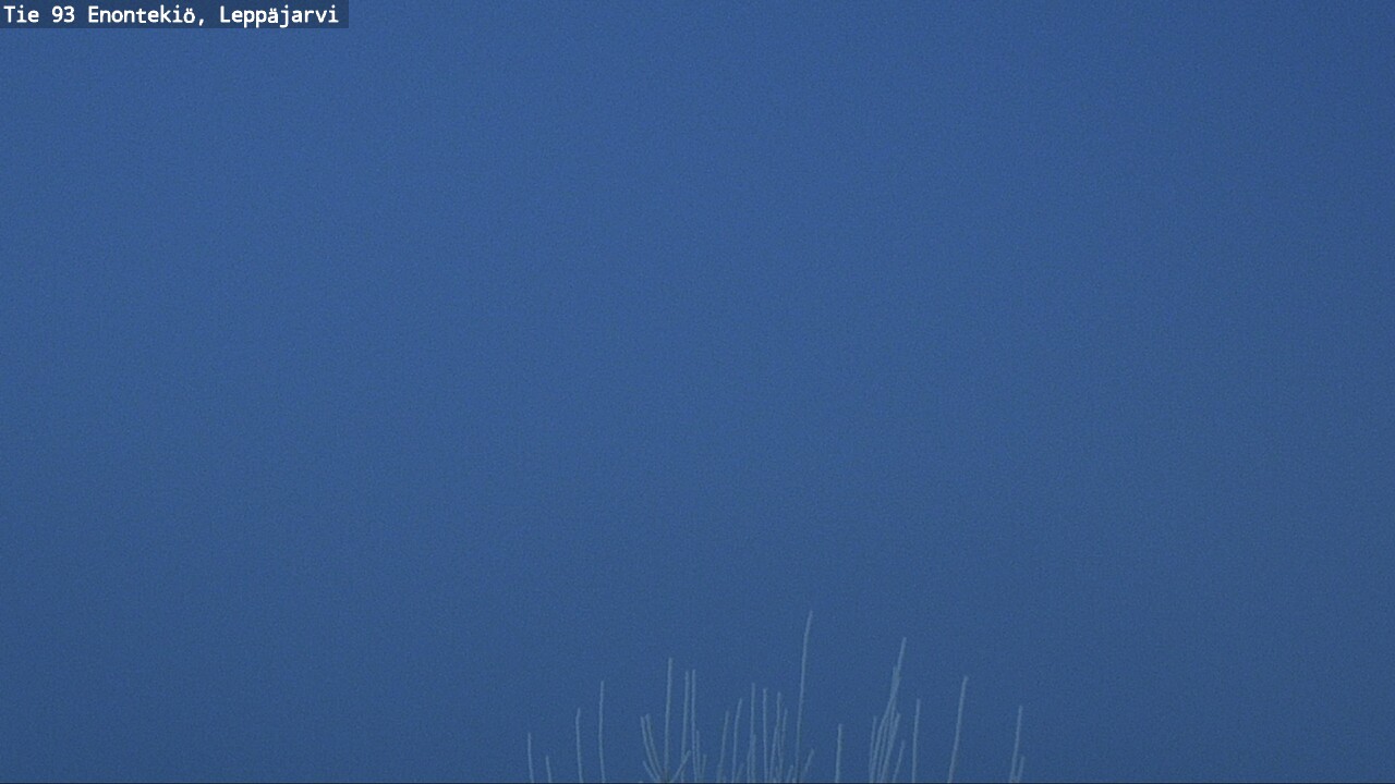 Weather Camera Image Väg 93 Enontekis, Leppäjärvi, Enontekiö, Lappi