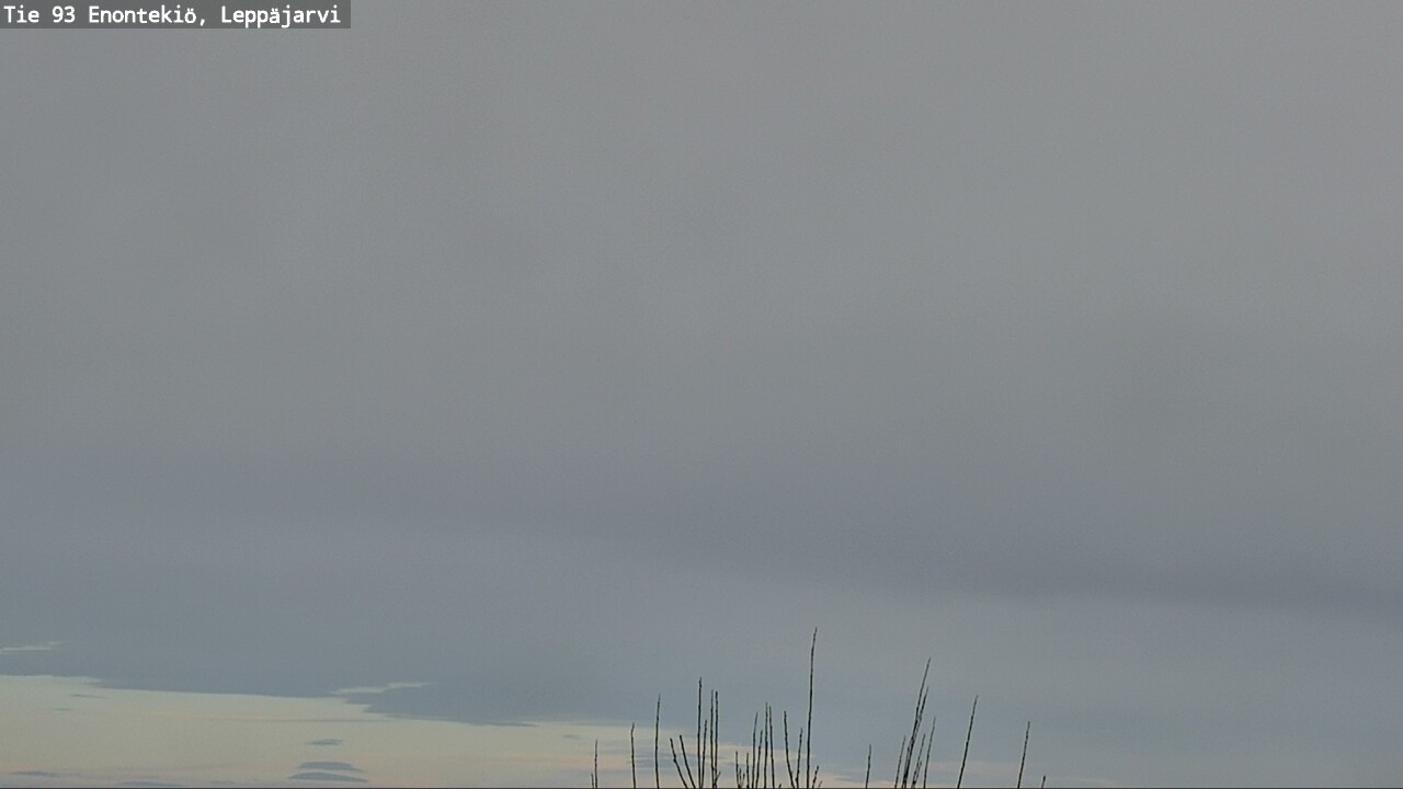 Weather Camera Image Road 93 Enontekiö, Leppäjärvi, Enontekiö, Lappi