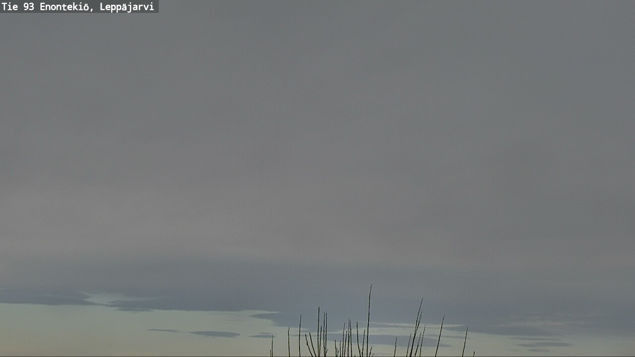 Weather Camera Image Road 93 Enontekiö, Leppäjärvi, Enontekiö, Lappi
