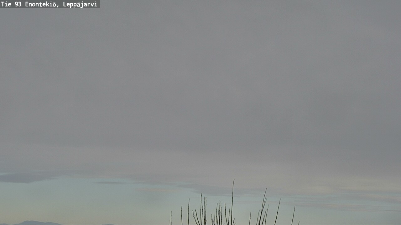 Weather Camera Image Road 93 Enontekiö, Leppäjärvi, Enontekiö, Lappi