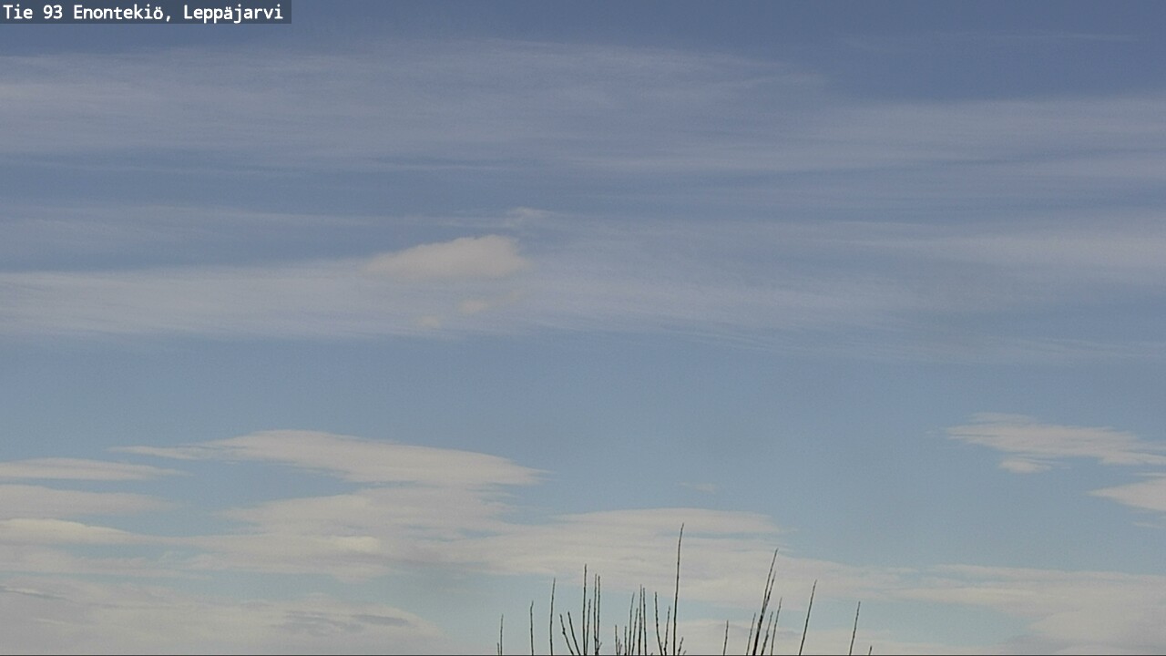 Weather Camera Image Road 93 Enontekiö, Leppäjärvi, Enontekiö, Lappi