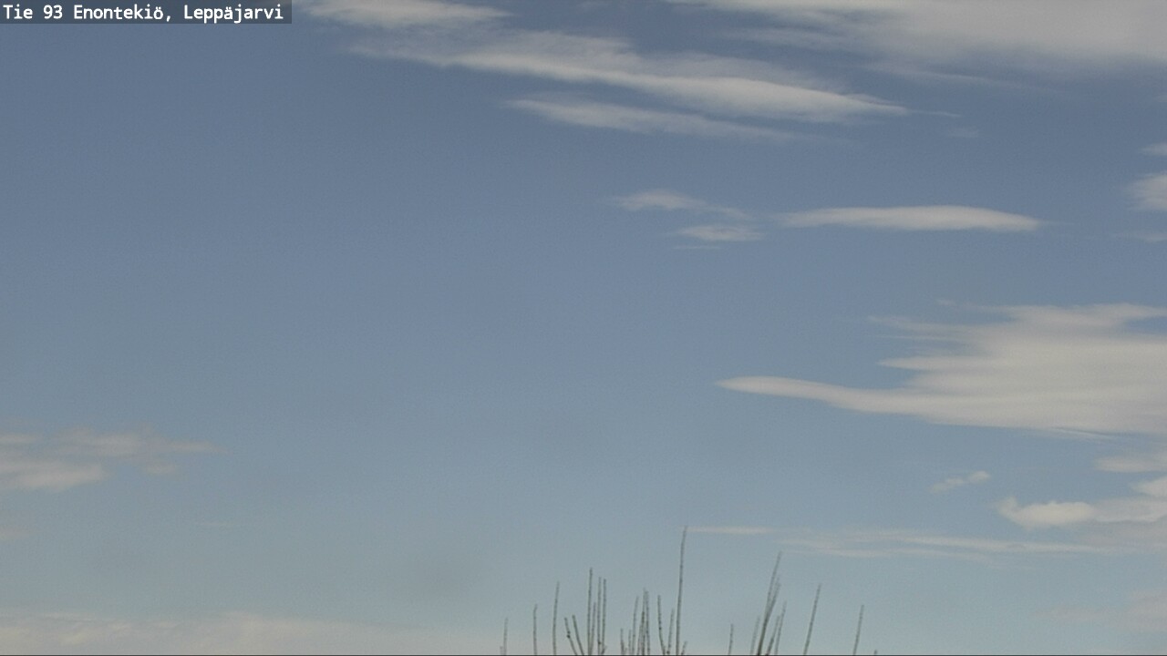 Weather Camera Image Road 93 Enontekiö, Leppäjärvi, Enontekiö, Lappi