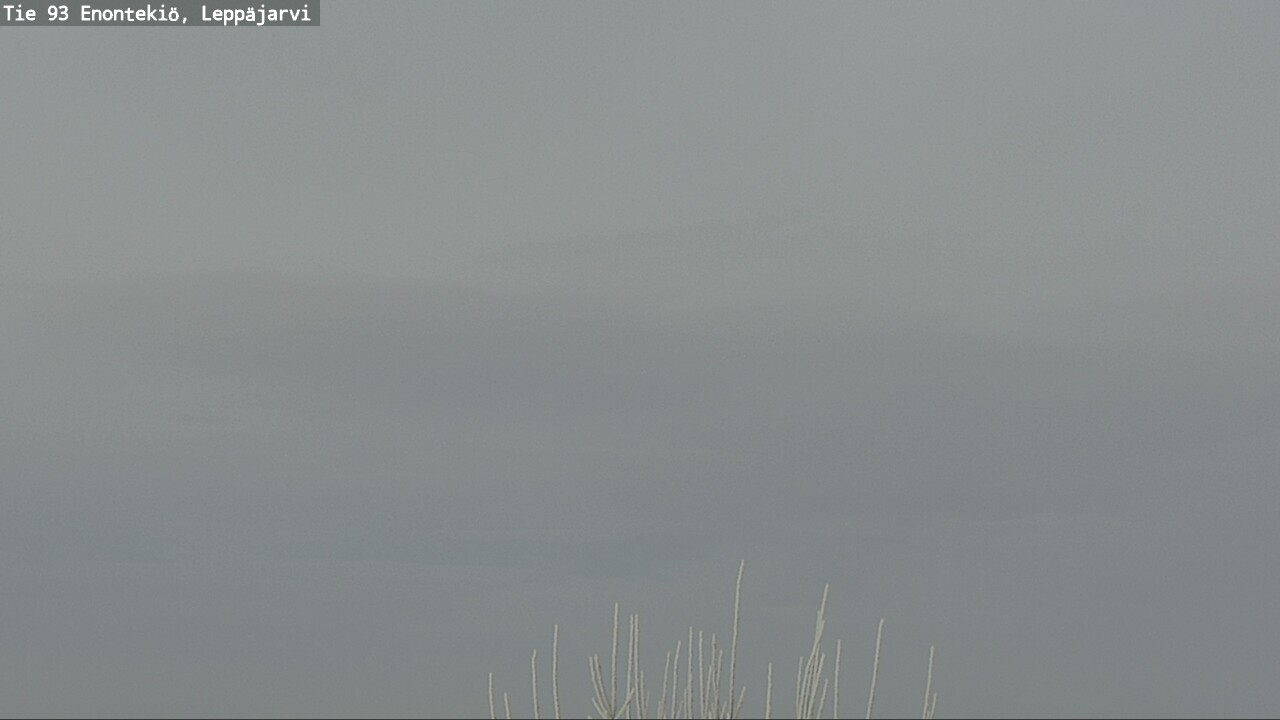 Weather Camera Image Väg 93 Enontekis, Leppäjärvi, Enontekiö, Lappi