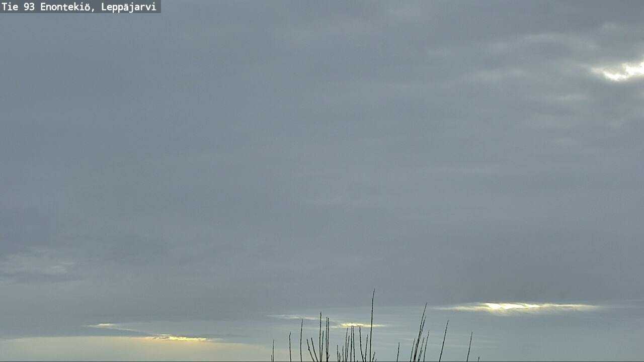 Weather Camera Image Road 93 Enontekiö, Leppäjärvi, Enontekiö, Lappi