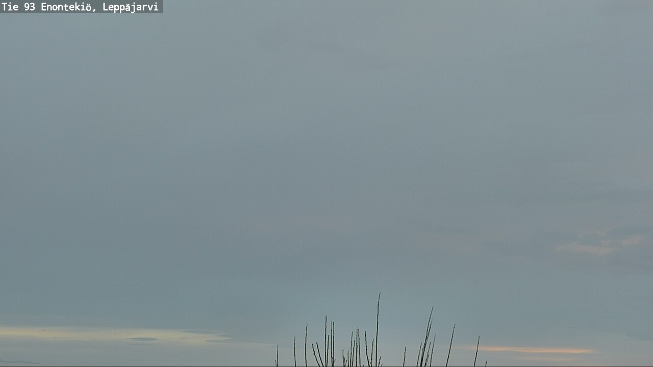 Weather Camera Image Road 93 Enontekiö, Leppäjärvi, Enontekiö, Lappi