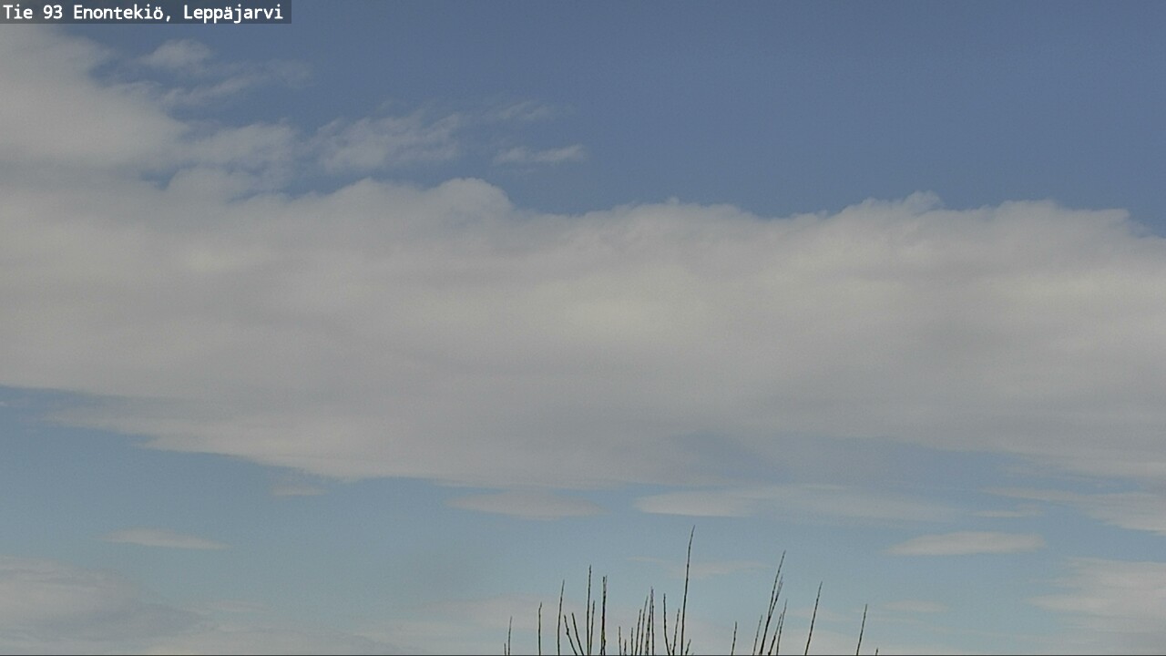 Weather Camera Image Road 93 Enontekiö, Leppäjärvi, Enontekiö, Lappi